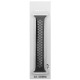 Ремешок для Apple Watch 38/40/41mm Sport цельн. перф. черный с серым (M размер-150мм)# - фото 1
