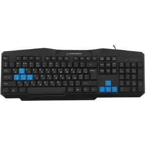 Клавиатура USB с подсветкой Esperanza EGK201 синяя - фото