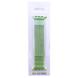 Ремешок для Apple Watch 42/44/45mm Миланская петля зеленая мята - фото
