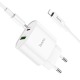 СЗУ Type-C to iPhone Lightning Hoco C95A 3A/1USB/18W/QC3.0/PD20W белый 1м (13) - фото 1
