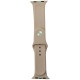 Ремешок для Apple Watch 42/44/45/49mm силиконовый (14) какао L - фото 1