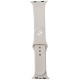Ремешок для Apple Watch 38/40/41mm силиконовый молочный L (10) - фото 1