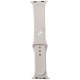 Ремешок для Apple Watch 38/40/41mm силиконовый (10)  молочный L  - фото 1