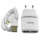 СЗУ iPhone Lightning Hoco C12 2.4A/2USB белый (10) - фото 1