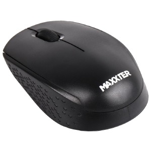 Компьютерная мышка беспроводная Maxxter Mr-420 в блистере черная - фото