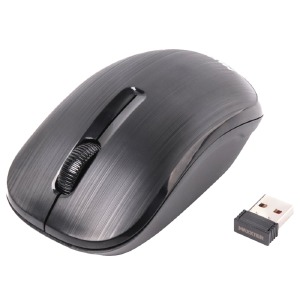 Компьютерная мышка беспроводная Maxxter Mr-333 блистер черная - фото