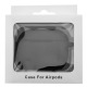 Чехол силикон AirPods 3 черный с карабином - фото 1