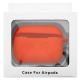 Чехол силикон AirPods 3 оранжевый с карабином - фото 1