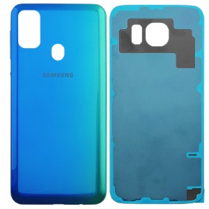 Задняя крышка на Samsung M307/M30s 2019 синяя - фото