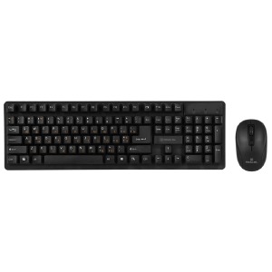 Игровой набор (беспроводные клавиатура+мышь) Real-EL 550 Kit черный - фото