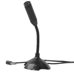 Микрофон компьютерный настольный Gembird MIC-D-02 3,5' черный - фото