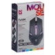 Компьютерная мышка проводная USB Defender Flash MB-600L RGB/4 кнопки/800-1200DPI черная 1,5м - фото 1