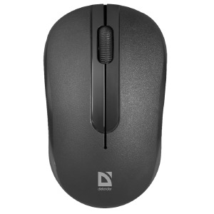 Компьютерная мышка беспроводная Defender HIT MM-495 3 кнопки/USB 2.4GHz/1600DPI черная - фото