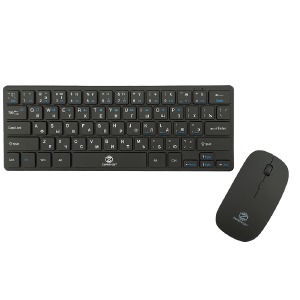 Игровой набор (беспроводные клавиатура+мышь) Zornwee G1000 черный - фото