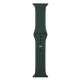 Ремешок для Apple Watch 38/40/41mm силиконовый темно-зеленый L (55) - фото 1