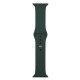 Ремешок для Apple Watch 38/40/41mm силиконовый (55) темно-зеленый L - фото 1