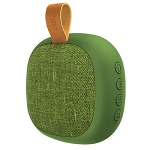 Колонка Hoco BS31 3W/BT4.2/USB/AUX/microSD/FM/500mAh 8,6х8,6х4,4см зеленая - фото