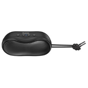 Колонка Hoco BS36 BT5.0/USB/AUX/microSD/FM/1200mAh/TWS 15x6,2x6,1см черная - фото