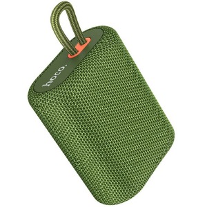 Колонка Hoco BS47 5W/BT5.0/microSD/FM/1200MAh/TWS/IPX5 11,4х9,3х5,1см зеленый - фото