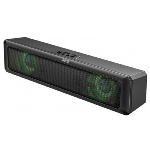 Колонка Hoco DS31 6W/LED/BT5.0/USB/AUX/microSD/500mAh/TWS 28х5х6см черная - фото