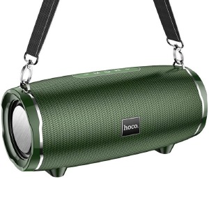 Колонка Hoco HC5 15Wx2/BT5.0/USB/AUX/microSD/FM/3600mAh 29,2х13,9х13,2см темно-зеленая - фото