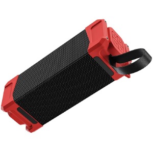 Колонка Hoco HC6 10Wx2/BT5.0/USB/AUX/microSD/FM/4000mAh/TWS/IPX5 26х8,8х8,8см красная - фото