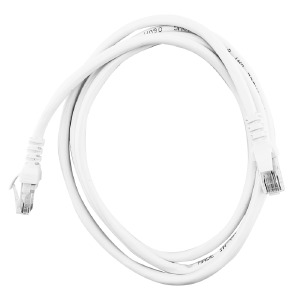 LAN кабель интернет 1,5м белый  cat6e - фото