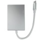 Type-C (папа) - VGA+HDMI+DVI+USB3.0 (мама) конвертер 4в1 белый metall (A00526) - фото 1