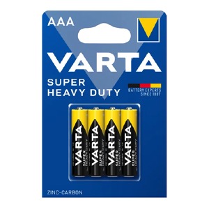 R03 Батарейки VARTA Super HD AAA по 4 шт(мизинчиковые)/цена за 1 бат. - фото
