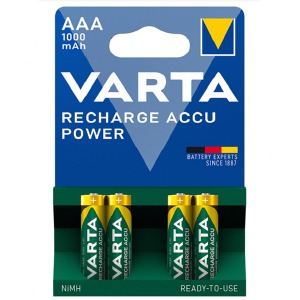 Аккумуляторы Varta AAA R3 по 4 шт(мизинчиковые) 1000mA/цена за 1 бат. - фото