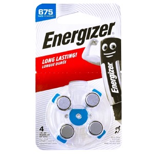 Батарейки Energizer PR-44/ZA 675/DA44 1.4v (слуховой аппарат) по 4шт/цена за 1 бат. - фото