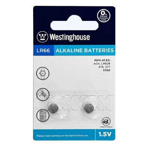 Батарейки AG4 (LR66) Westinghouse по 10 шт/цена за 1 бат. - фото
