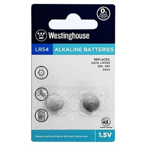 Батарейки AG10 (LR1130/LR1131/LR54) Westinghouse USA по 10 шт/цена за 1 бат. - фото