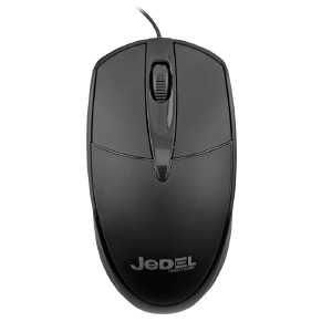 Компьютерная мышка проводная USB Jedel CP72 черная - фото