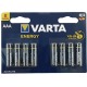 LR03 Батарейки Varta Energy щелочная по 4шт (мизинчиковые)/цена за 1 бат. - фото 1