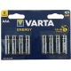 LR03 Батарейки Varta Energy AAA щелочные по 4шт (мизинчиковые)/цена за 1 бат. (40) - фото 1