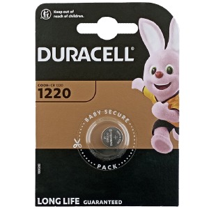 Батарейки CR1220 Duracell литиевые по 1 шт/цена за 1 бат. - фото