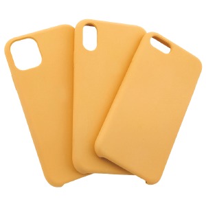 Силикон iPhone 7+/8+ "Soft touch" Original Yellow (77) - фото