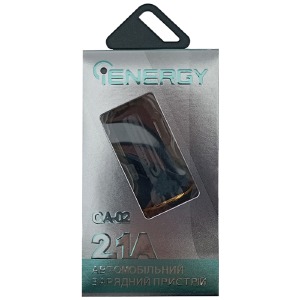 АЗУ USB блочек 2.1A 2USB iEnergy CA-02 черный - фото