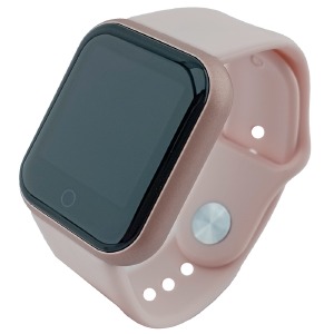 Смарт-часы (Smart watch) L28 розовые - фото