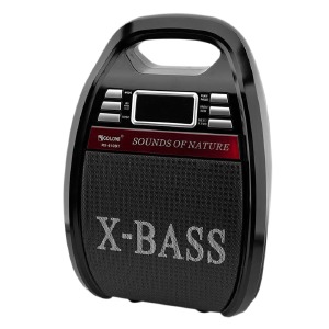 Колонка чемодан RX-810 Golon Bluetooth черная 38х24х21 см  - фото