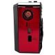 Радиоприемник аналоговый Golon RX-9133 от сети/аккумулятор/фонарик/USB/microSD 16x12.5x8.5см синий,красный,дерево - фото 3