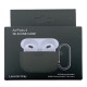 Чехол силикон AirPods 3 серый (Lavender Gray) с карабином - фото 1