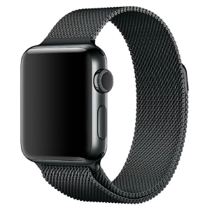 Ремешок для Apple Watch 38/40/41mm Миланская петля черный - фото