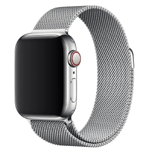 Ремешок для Apple Watch 38/40/41mm Миланская петля серебряный - фото