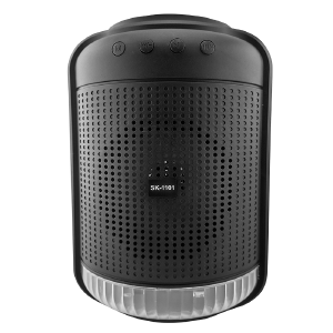 Колонка чемодан SK-1101 Bluetooth черная 22х16х16 см - фото