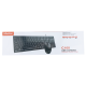 Набор USB (клавиатура+мышь) Meetion MT-C100 (Eng/Ru)/104кл/3кн/1000DPI черный 1,5м - фото 1