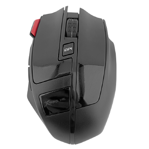 Компьютерная мышка беспроводная XTRIKE GW-600 RGB/7 кнопок/USB 2.4GHz/800-1600DPI черная - фото
