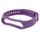 Ремешок для фитнесс браслета Mi Band 7 цветной однотонный фиолетовый - фото 1