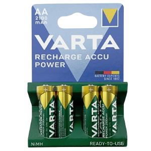 Аккумуляторы Varta AA R6 по 4 шт(пальчиковые) 2100mA/цена за 1 бат. - фото